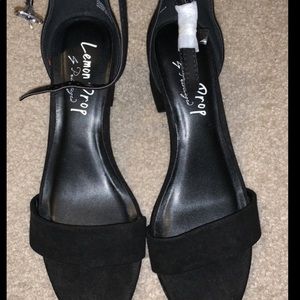 Women’s small black heel
